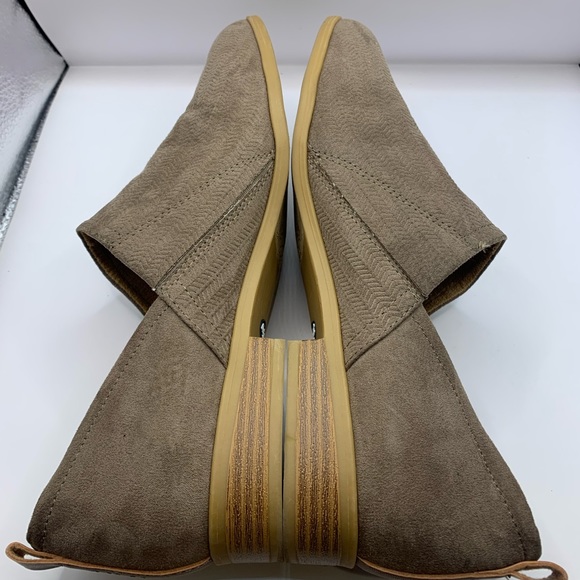 Dr Scholls Roux Women’s Faux Leather Booties Loafers Brown size 11M - Picture 6 of 9